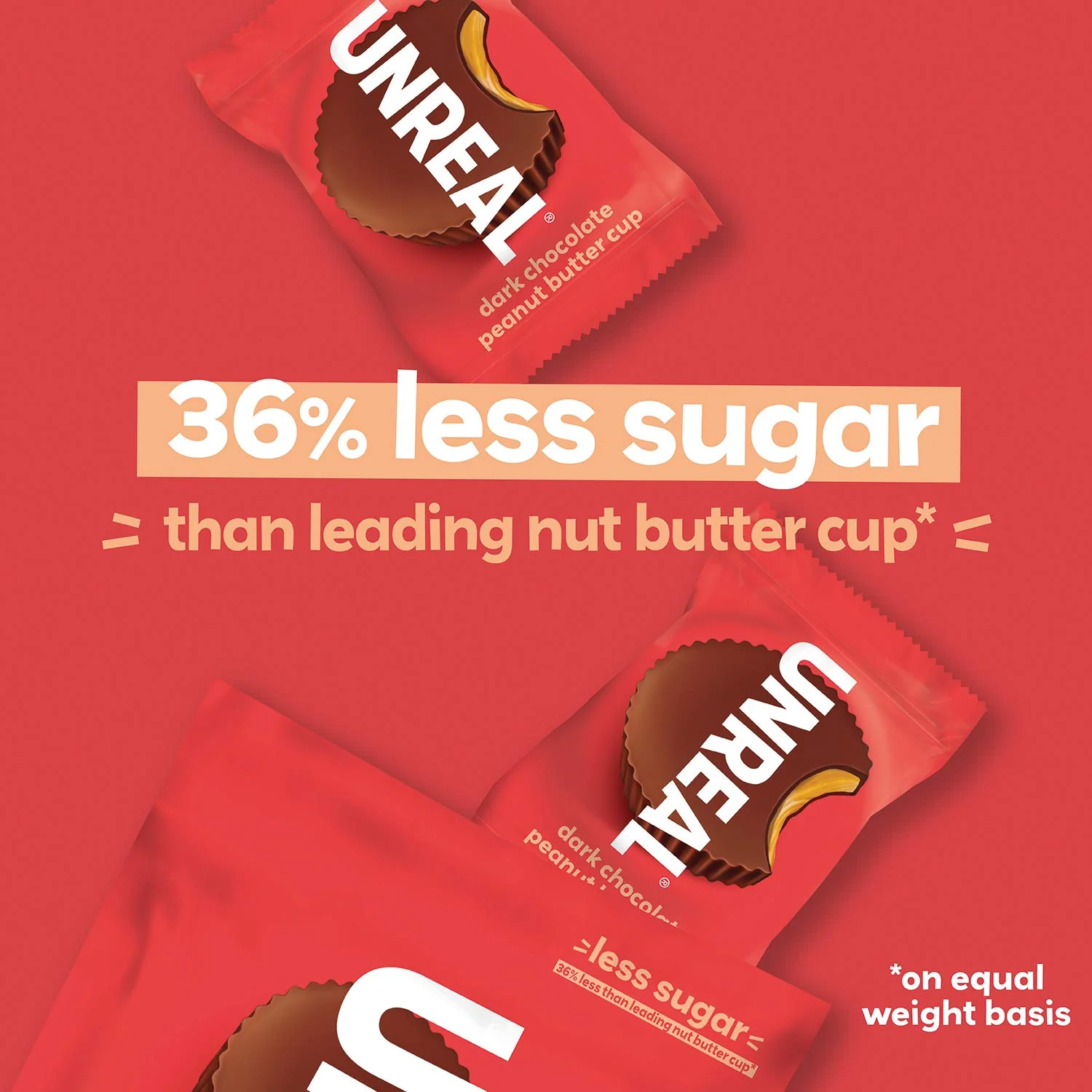 Unreal Dark Chocolate Peanut Butter Cups - 2 x Single Pack - Canadian Distribution - Ships Free Within Canada on Orders Above CAD $199 - Image 5