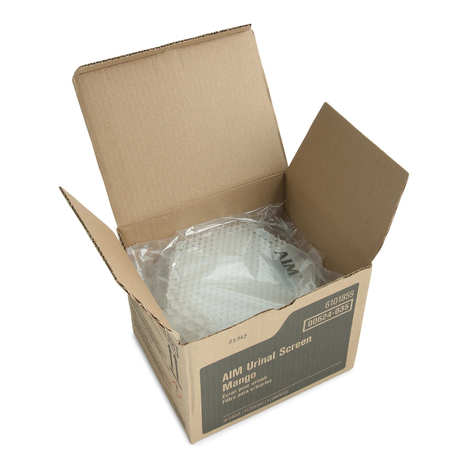 Urinal Screen Aim Mango - 1 x 10 packs - Ecolab - Packaging and Accessories - Restaurant Supplies and Equipment - Canadian Distribution - Image 3