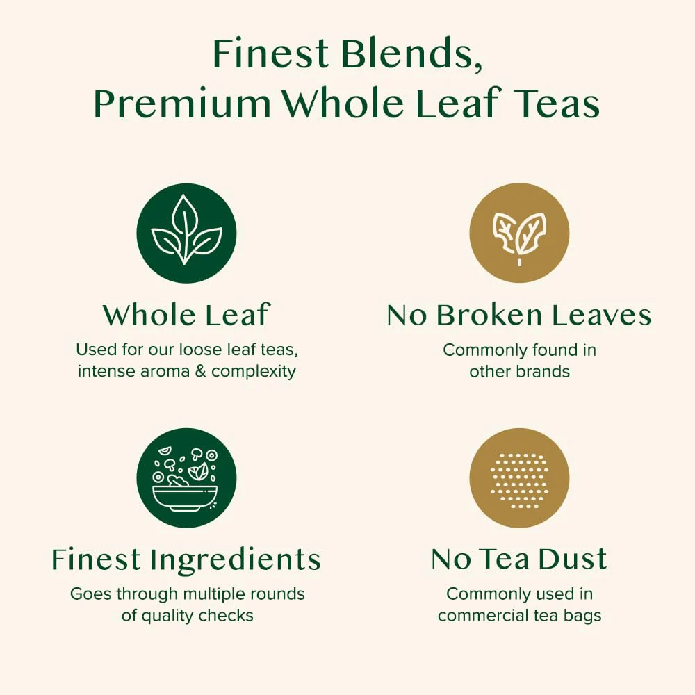 VAHDAM Ginger Masala Chai Tea - Loose Leaf Indian Spiced Chai (50+ Cups, 3.53oz) | Hot, Iced & Latte Ready - Canadian Distribution - Ships Free Within Canada on Orders Above CAD $199 - Image 7