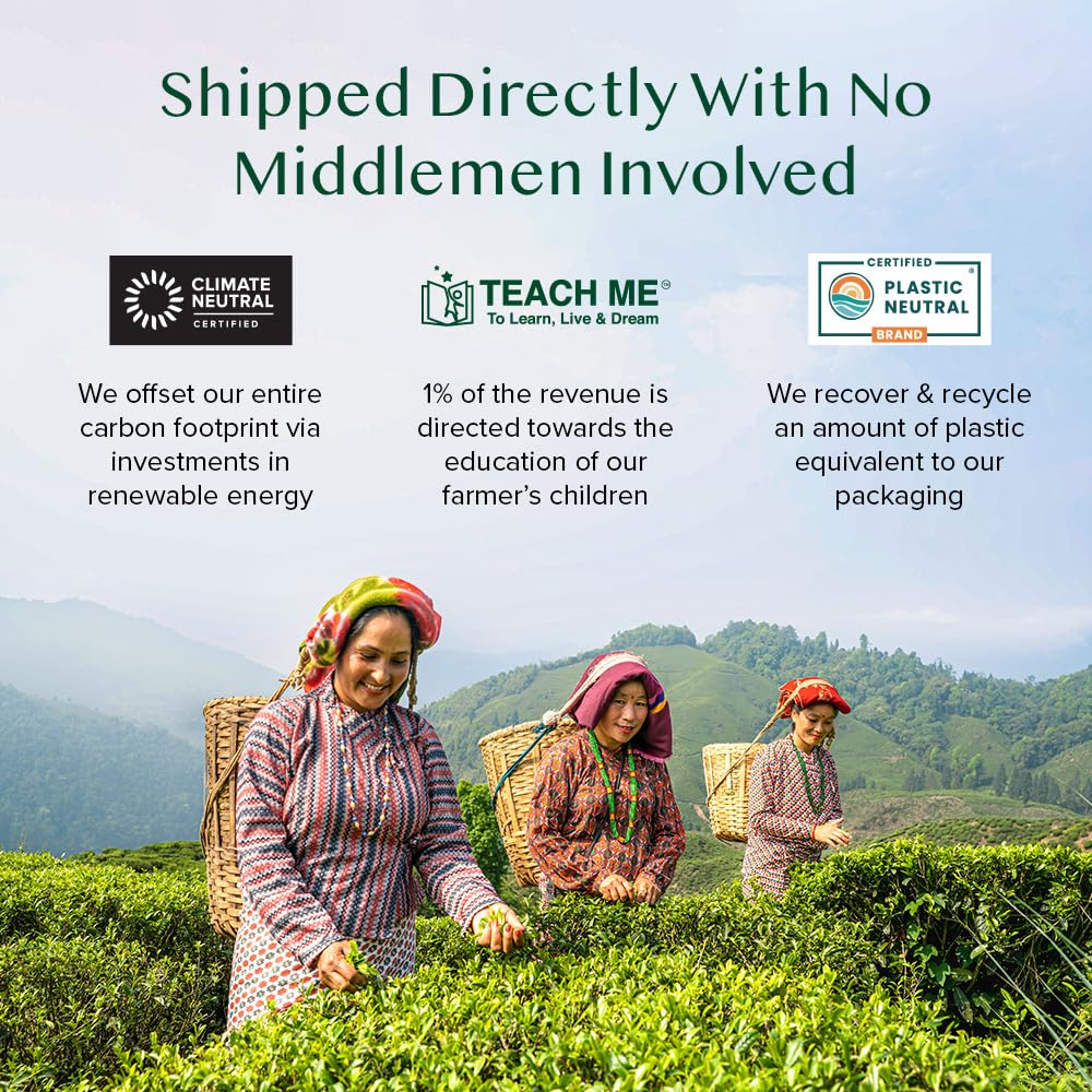 VAHDAM Herbal Tea Sampler - 36 Tea Bags in 6 Varieties | Caffeine-Free, Non-GMO Blends - Canadian Distribution - Ships Free Within Canada on Orders Above CAD $199 - Image 2