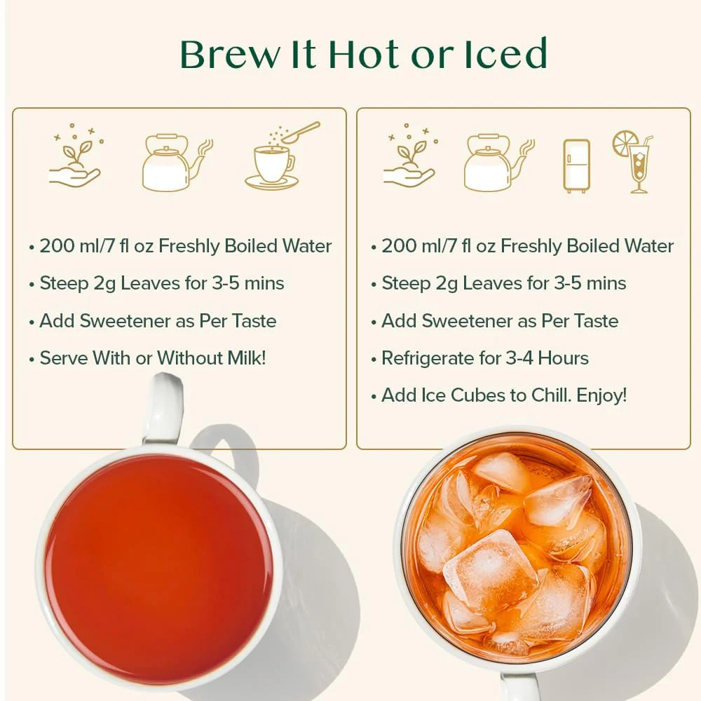 VAHDAM Masala Chai Tea Loose Leaf - 50 Cups (3.53oz) | Black Tea with Cinnamon, Cardamom, Cloves & Black Pepper - Canadian Distribution - Ships Free Within Canada on Orders Above CAD $199 - Image 3