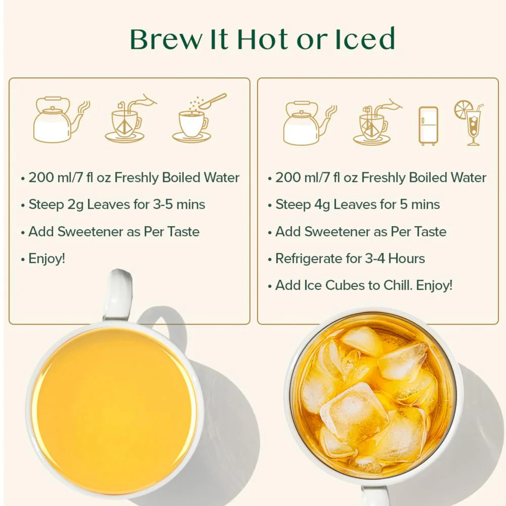 VAHDAM – Turmeric Ashwagandha Tea – Herbal – 100 Count – Caffeine free blend - Canadian Distribution - Ships Free Within Canada on Orders Above CAD $199 - Image 3