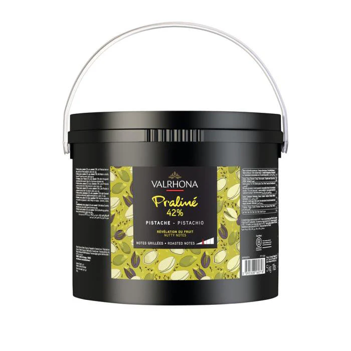 VALRHONA Pistachio Praliné 42% - Canadian Distribution - Ships Free Within Canada on Orders Above CAD $199 - Image 2