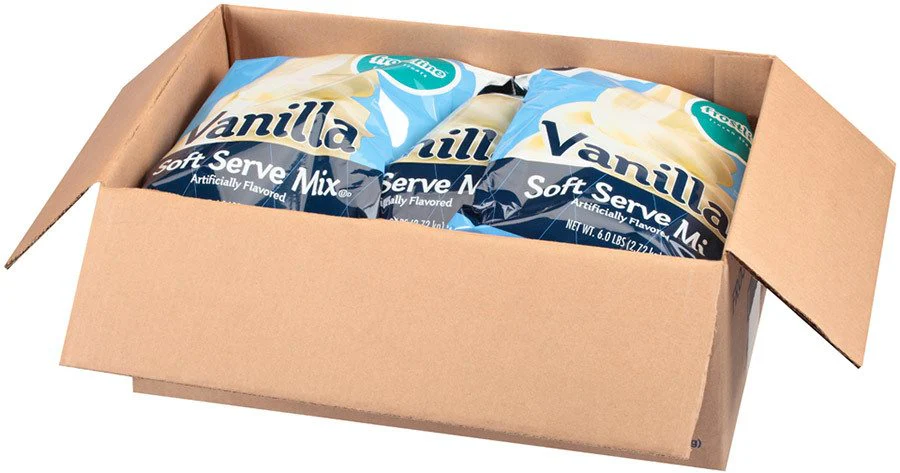 Frostline Vanilla Soft Serve Ice Cream Mix - 6 Lbs. Bag - Case (6 X 6 lbs. Bags) - 56 Cases per Pallet - Canadian Distributor - Ships Free Within Canada on Orders Above CAD $199 - Image 9