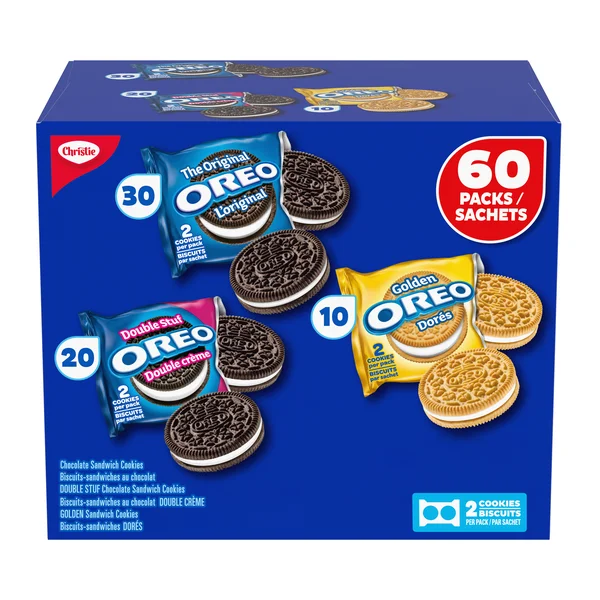 Variety Packs - 240 x Packs - Oreo - Canadian Distribution - Ships Free Within Canada on Orders Above CAD $199