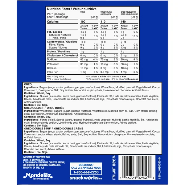 Variety Packs - 240 x Packs - Oreo - Canadian Distribution - Ships Free Within Canada on Orders Above CAD $199 - Image 2
