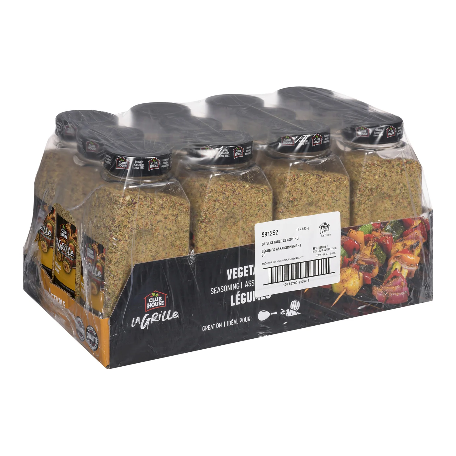 Vegetable Seasoning La Grille - 12 x 625 g (Case = 1 x 625 g) - Mccormick & Co - Restaurant and Foodservice Ingredients - Canadian Distribution - Ships Free Within Canada on Orders Above CAD $199 - Image 2