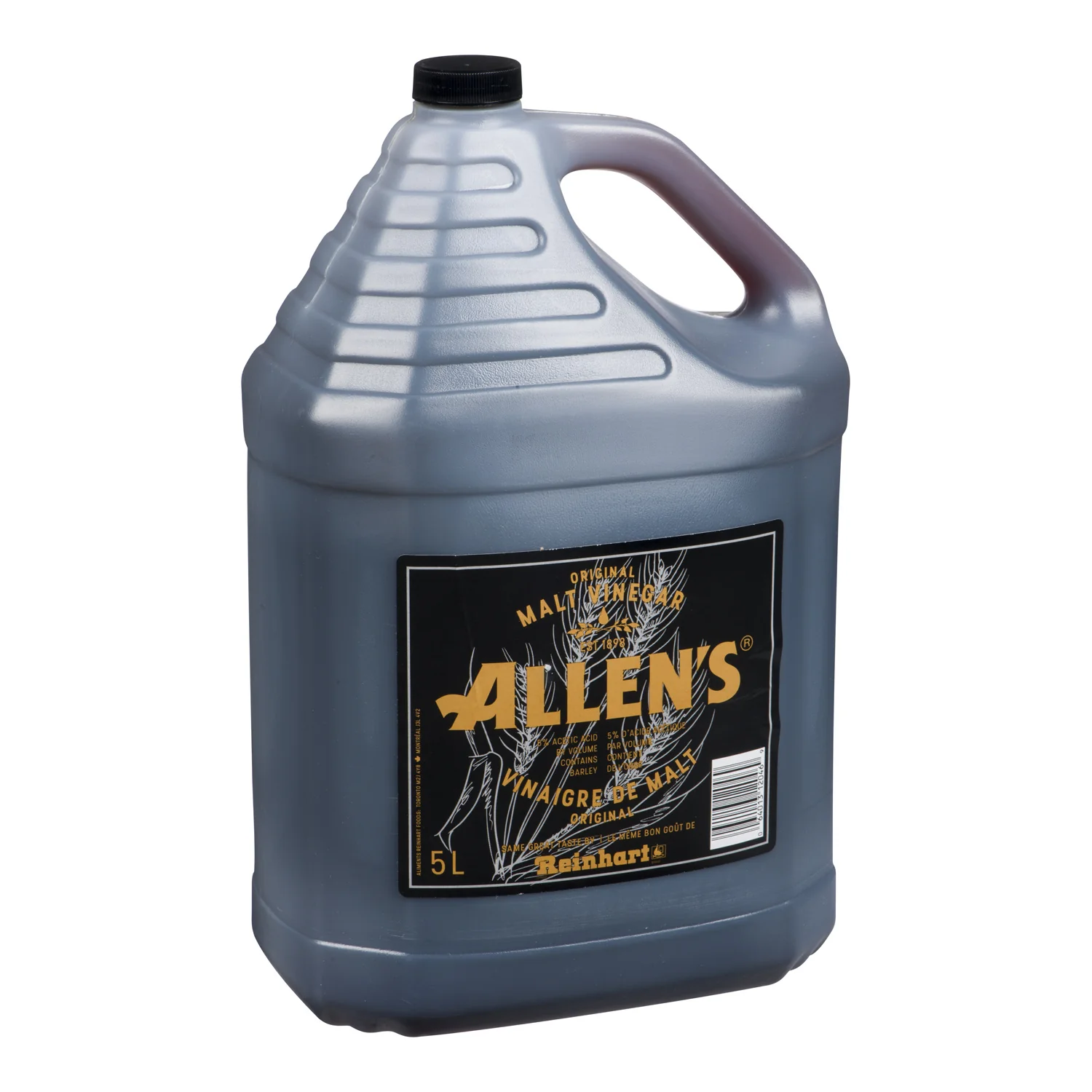 Vinegar Malt - 2 x 5 L - Allens - Restaurant and Foodservice Ingredients - Canadian Distribution - Ships Free Within Canada on Orders Above CAD $199