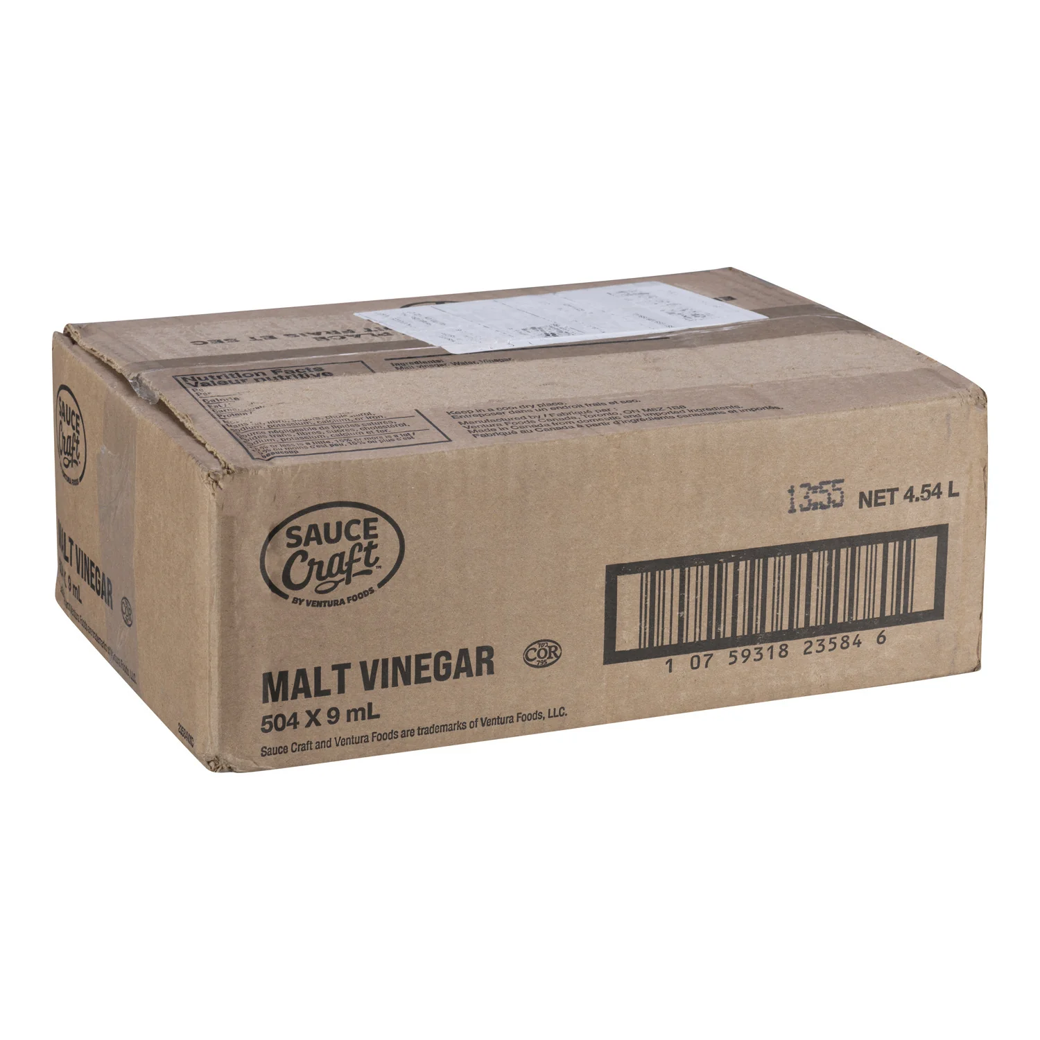 Vinegar Malt - 504 x 9 mL - Sauccft - Restaurant and Foodservice Ingredients - Canadian Distribution - Ships Free Within Canada on Orders Above CAD $199 - Image 2