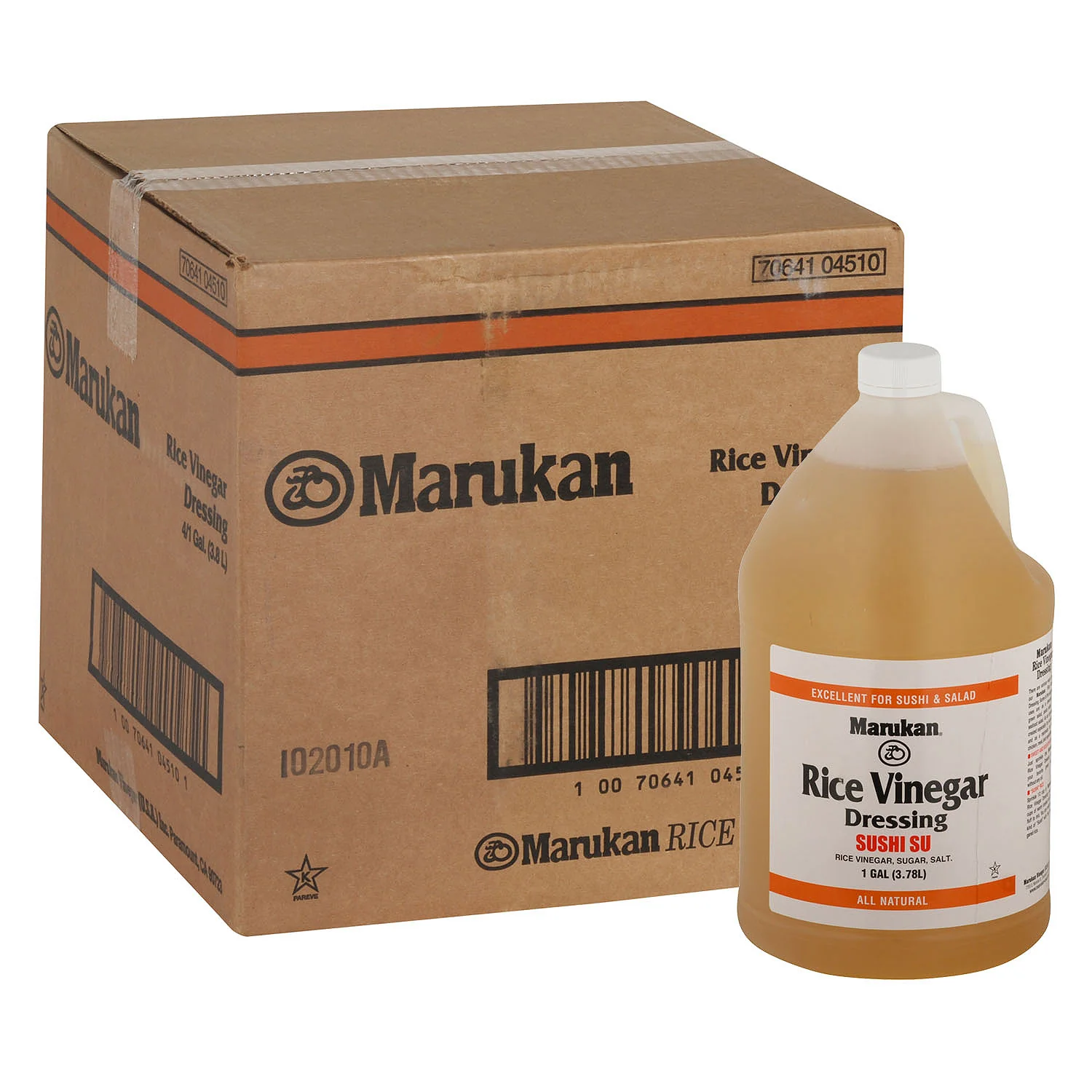 Vinegar Rice Wine Seasoned - 4 x 1 Gallon (Case = 1 x 1 Gallon) - Marukian - Restaurant and Foodservice Ingredients - Canadian Distribution - Ships Free Within Canada on Orders Above CAD $199 - Image 2