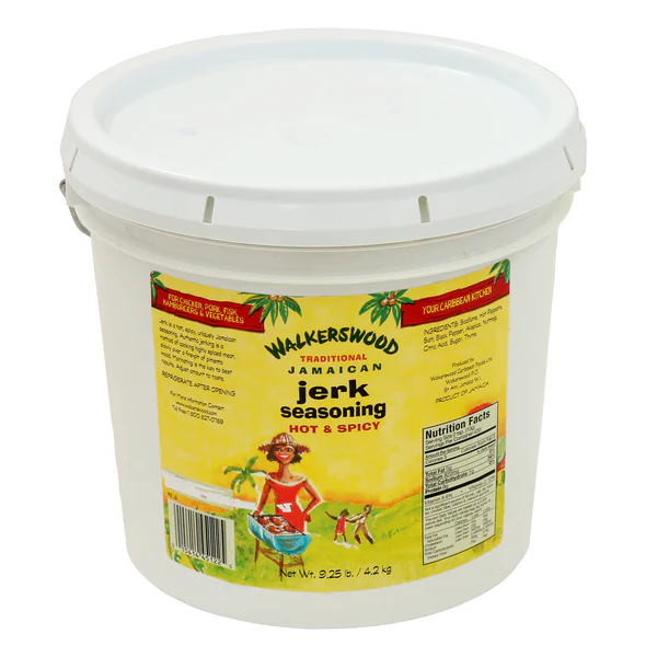 Walkerswood Traditional Jamaican Hot and Spicy Jerk Seasoning - 4 x 4.2 kg - Grocery and Food Items - Canadian Distribution - Ships Free Within Canada on Orders Above CAD $199