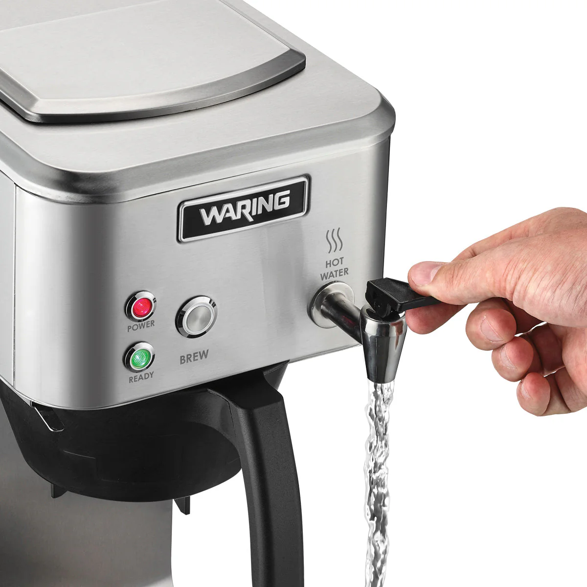 WCM60PT "Café Deco" Thermal Coffee Brewer with Hot Water Faucet by Waring Commercial - Image 5