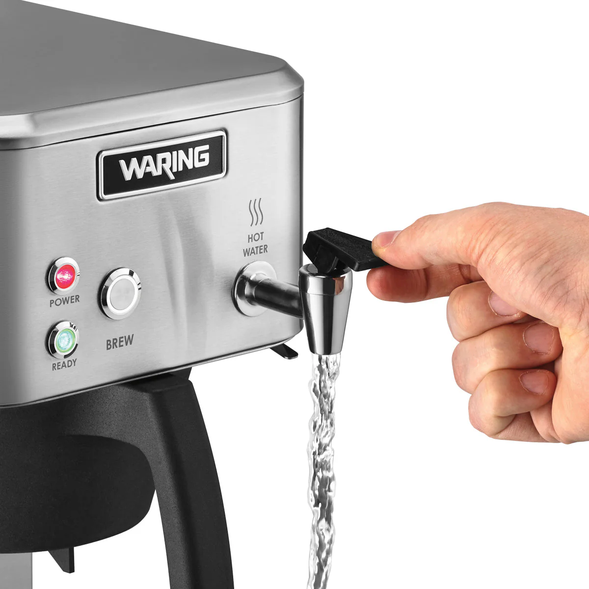 WCM70PAP "Café Deco" Airpot Coffee Brewer with Hot Water Faucet by Waring Commercial - Image 3