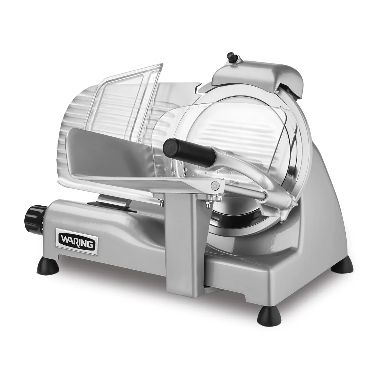 WCS220SV Medium-Duty Silver 8.5" Professional Food Slicer by Waring Commercial - Image 2