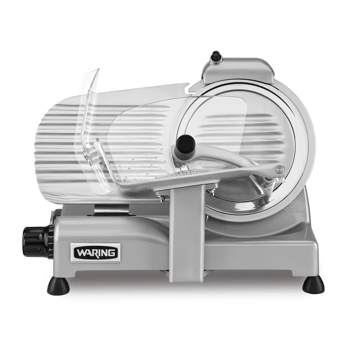 WCS220SV Medium-Duty Silver 8.5" Professional Food Slicer by Waring Commercial - Image 3