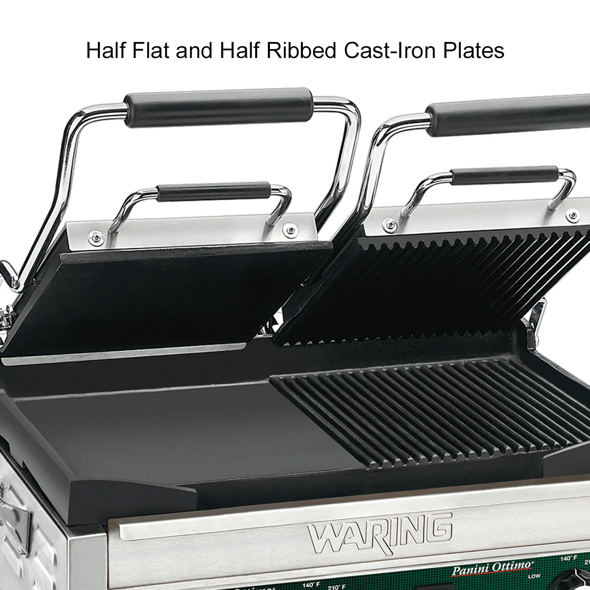 WDG300 Hybrid Panini Ottimo - Double Panini & Flat Grill by Waring Commercial - Image 4