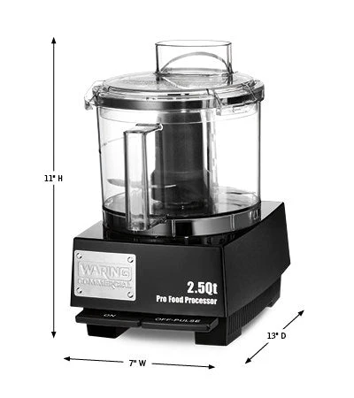WFP11SW - 2.5-Qt. Bowl Cutter Mixer with Flat Lid and LiquiLock Seal System by Waring Commercial - Image 5
