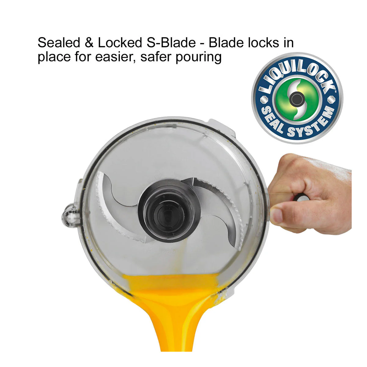 WFP14SC - 3.5-Qt. Combination Bowl Cutter Mixer and Continuous-Feed with LiquiLock Seal by Waring Commercial - Image 4