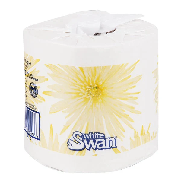 White Swan 1-ply Individually Wrapped Bathroom Tissue Rolls - Pack of 24  - Disposables, Restaurant Packaging and Take-Out Supplies - Canadian Distribution - Ships Free Within Canada on Orders Above CAD $199