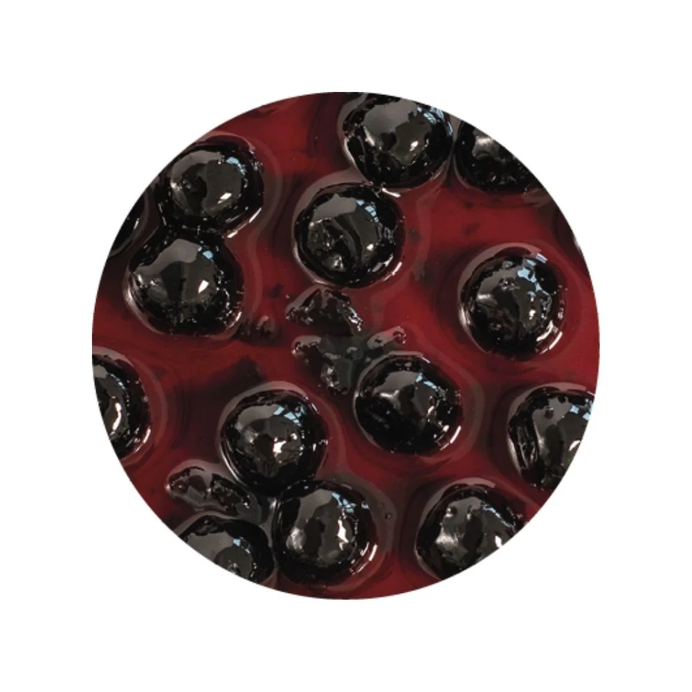 "PRE-ORDER" Whole Sour Cherry Sundae Dessert Topping - Case of 2 x 3 KG Buckets - Sour Cherry Amarena Whole Variegate - Rubicone Canada - Ships Free Within Canada on Orders Above CAD $199