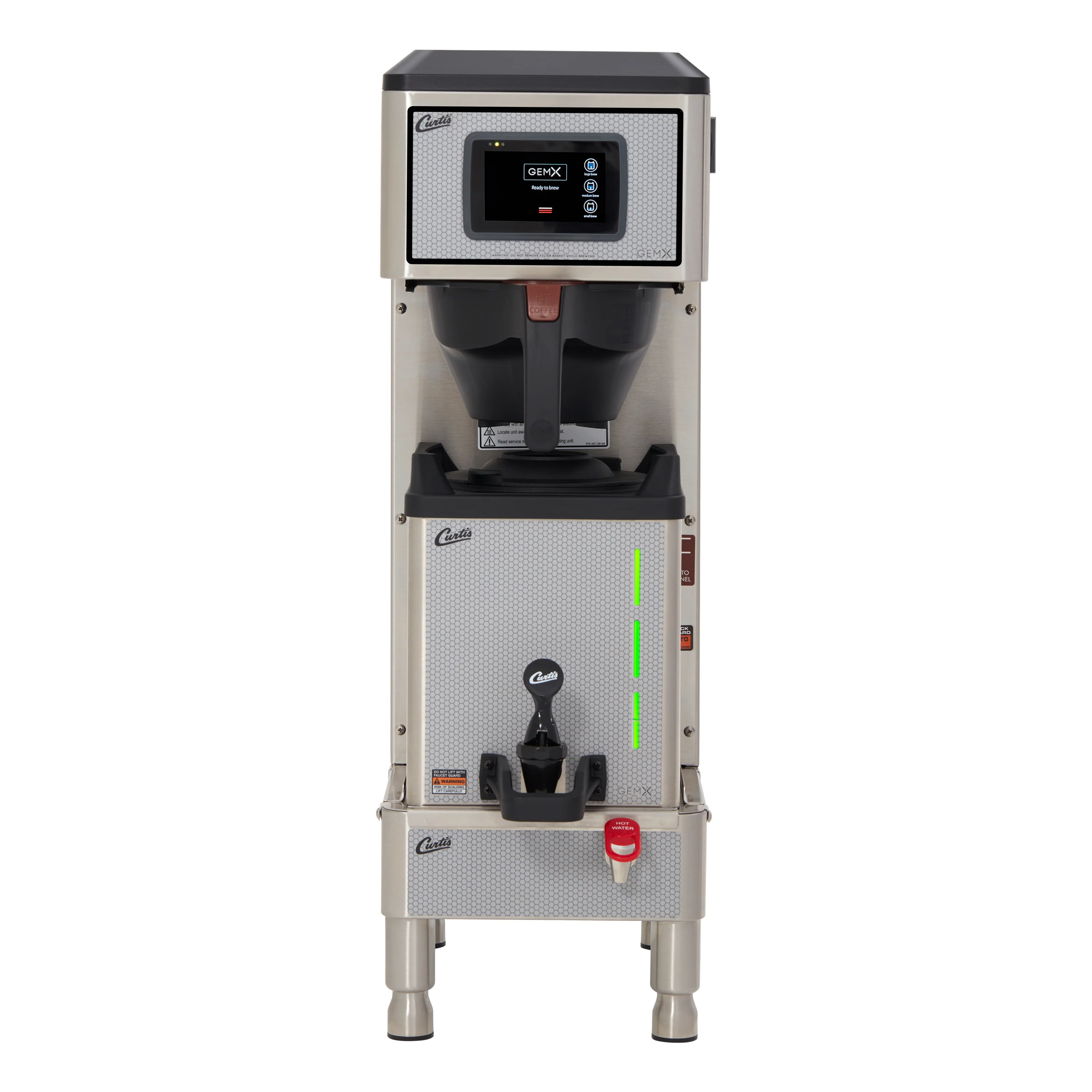 Wilbur Curtis G4GEMXSIFT63A1000 - G4 GemX Gemini IntelliFresh® Single 1.5 Gallon Coffee Brewer with FreshTrac® Satellite