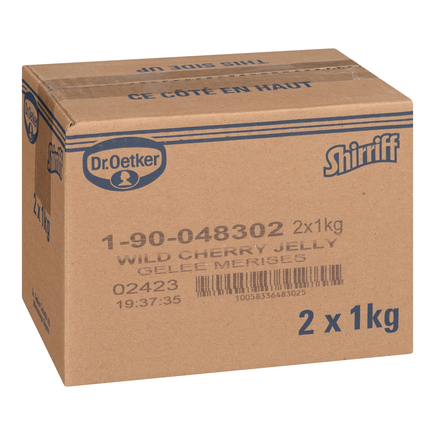 Wild Cherry Jelly Powder - 2 x 1 kg - Oetker - Shirriff - Baking Mixes and Ingredients - Canadian Distribution - Ships Free Within Canada on Orders Above CAD $199 - Image 2