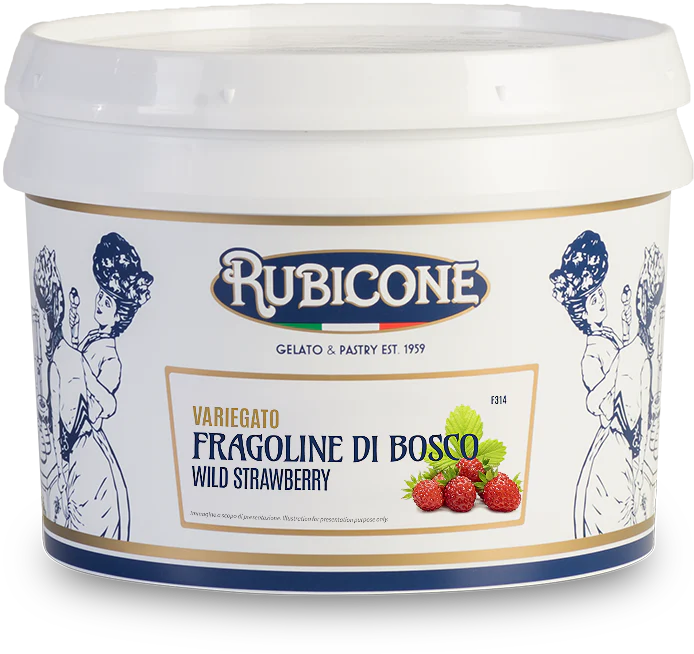 Wild Strawberry Sundae Dessert Topping - 3 KG Bucket - Wild Strawberry Variegate - Rubicone Canada - Ships Free Within Canada on Orders Above CAD $199 - Image 3