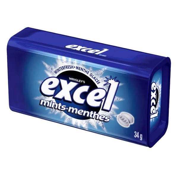 Winterfresh Mints - 4 x Packs of 8 - Excel - Canadian Distribution - Ships Free Within Canada on Orders Above CAD $199 - Image 2