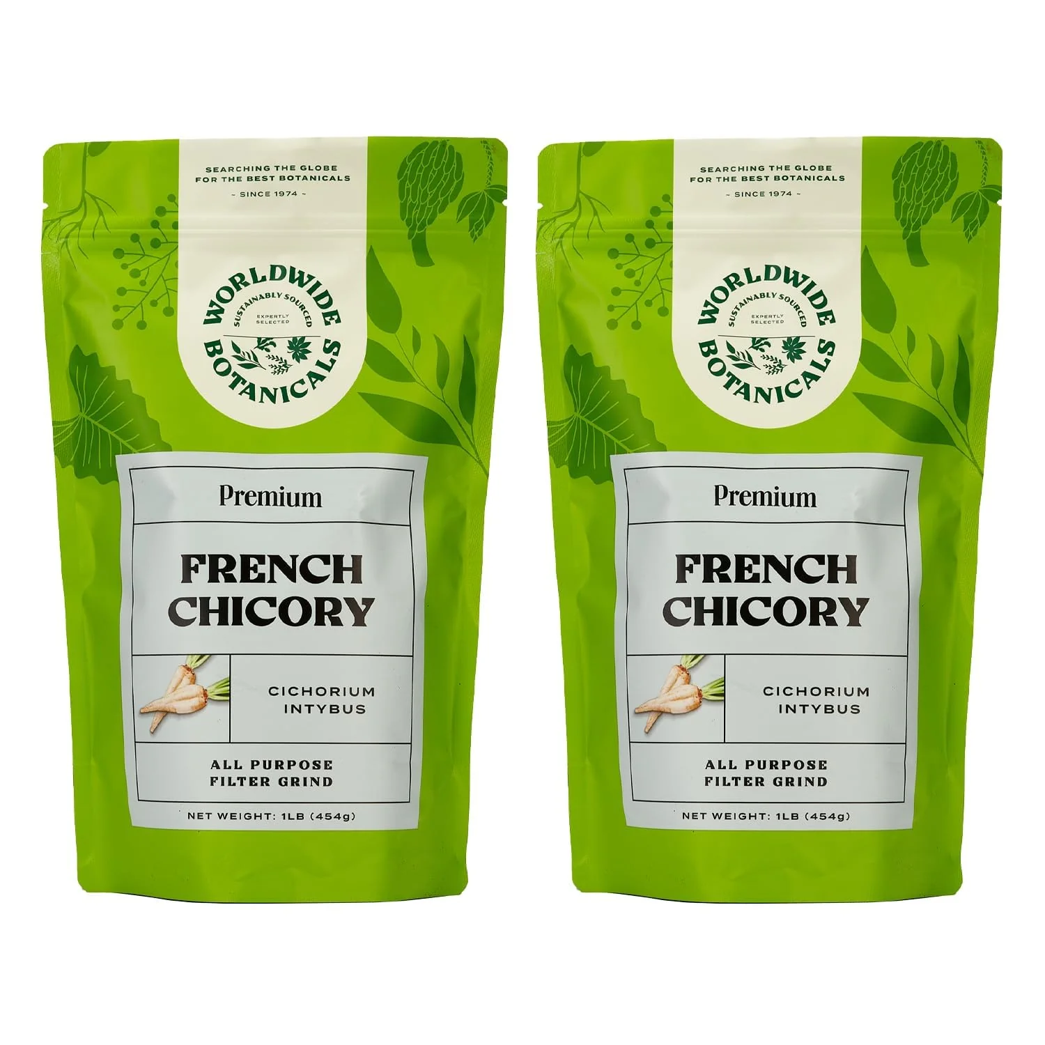 Worldwide Botanicals – Roasted Chicory Root – Original – 2 × 454g – Coffee alternative - Canadian Distribution - Ships Free Within Canada on Orders Above CAD $199 - Image 2
