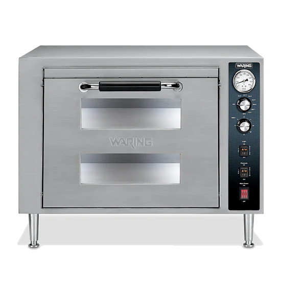 WPO700 Single Chamber Double-Deck Commercial Pizza Oven by Waring Commercial