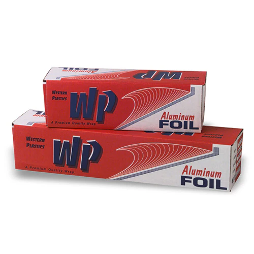 Wrap Foil Aluminum 18 in. x 100 m. - 1 x 18 inches - Western Plastic - Packaging and Accessories - Restaurant Supplies and Equipment - Canadian Distribution