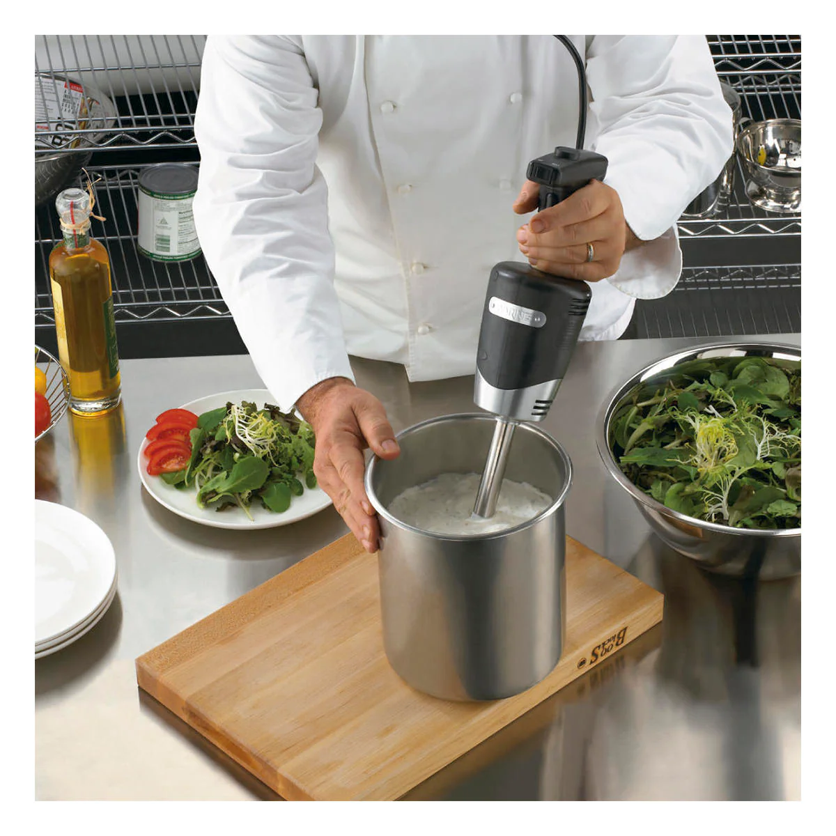 WSB40 - 10" Medium-Duty "Quick Stik Plus" Immersion Blender by Waring Commercial - Image 2