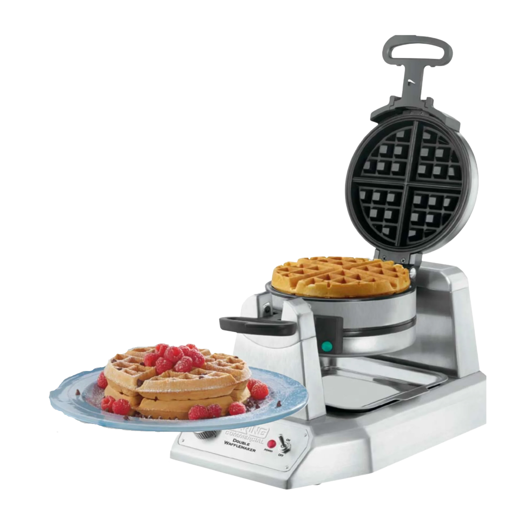 WW200 Double Heavy-Duty Belgian Waffle Maker by Waring Commercial - Image 4