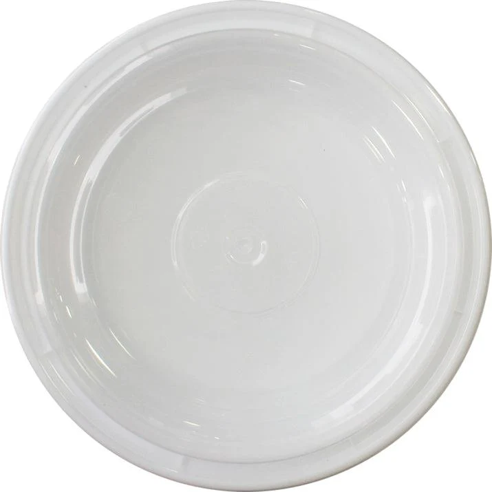 Rhino - Heavy 7" Round PP Combo Container - White - Image 3