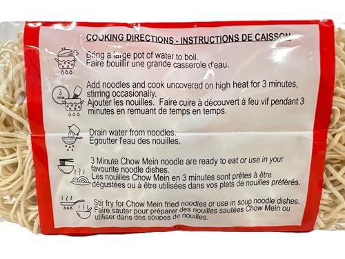 Y&Y 3-Minute Chow Mein Noodles – Quick-Cook Asian Stir-Fry Noodles, 12 Packs x 454g - Canadian Distribution - Ships Free Within Canada on Orders Above CAD $199 - Image 3