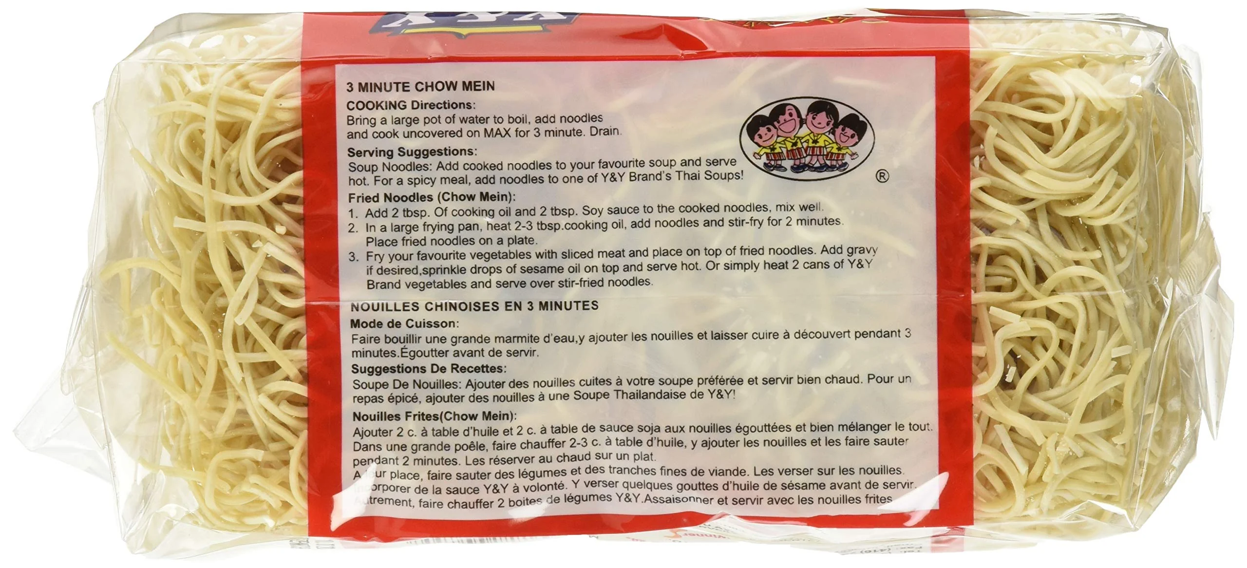 Y&Y 3 Minutes Chow Mein 2 x 454g - Canadian Distribution - Ships Free Within Canada on Orders Above CAD $199 - Image 4