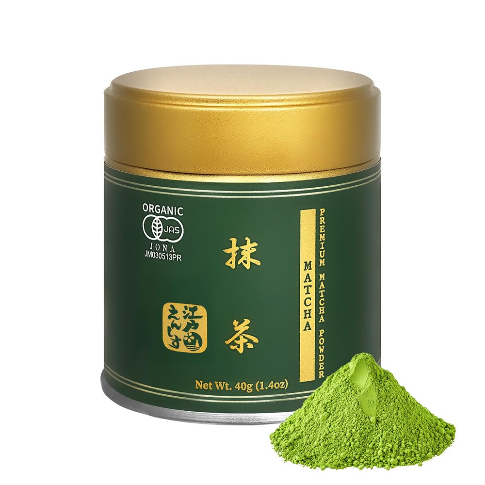 Yedoensis – Premium Matcha – Organic Japanese Green Tea – 40g - Canadian Distribution - Ships Free Within Canada on Orders Above CAD $199