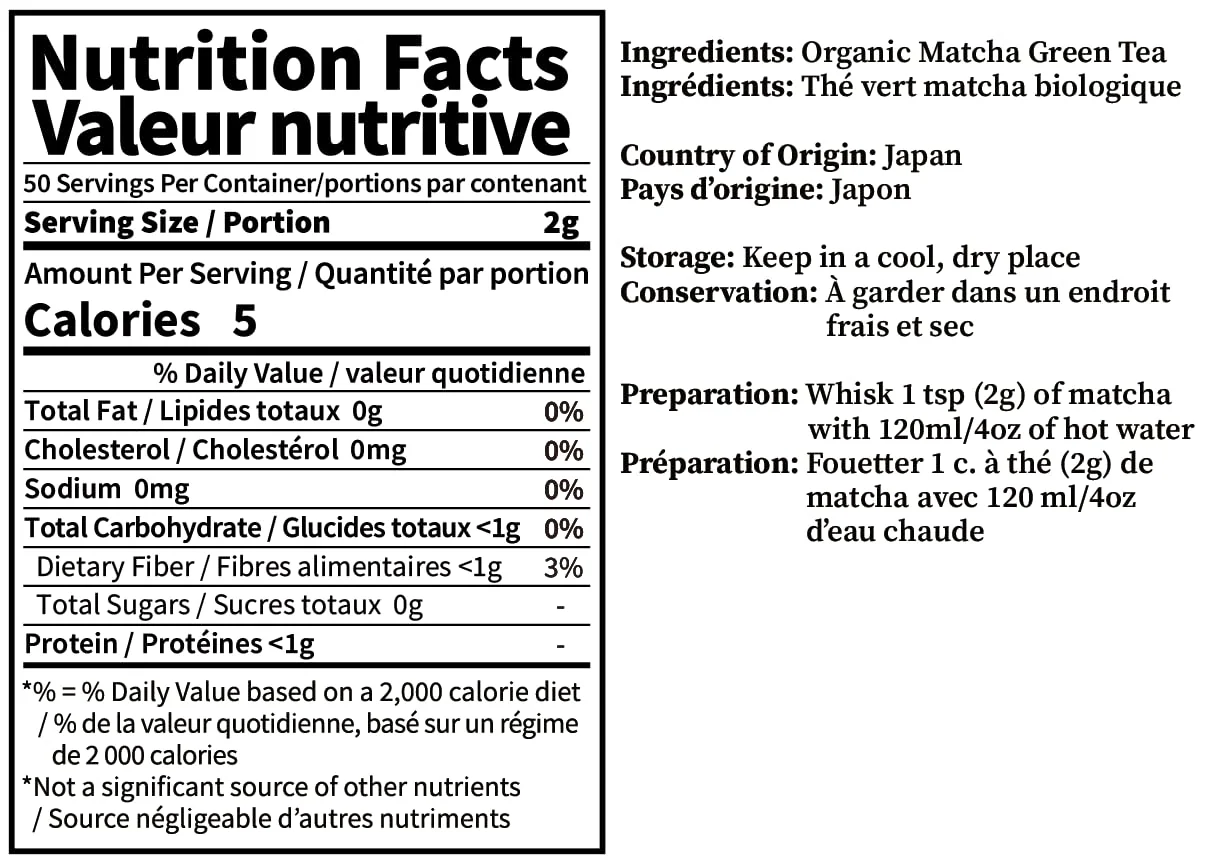 Yedoensis – Premium Organic Matcha – Japanese Green Tea – 100g - Canadian Distribution - Ships Free Within Canada on Orders Above CAD $199 - Image 8