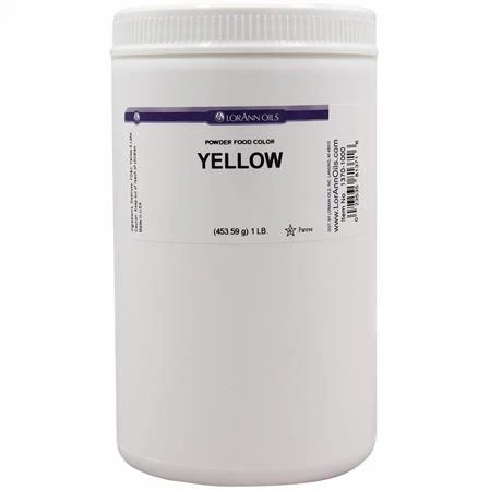 Yellow Color Powder - Food Coloring - 16oz - Ships Free Within Canada on Orders Above CAD $199
