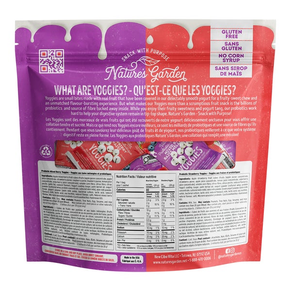 Yoggies Snack Packs - 120 x 20 g - Nature's Garden - Canadian Distribution - Ships Free Within Canada on Orders Above CAD $199 - Image 2
