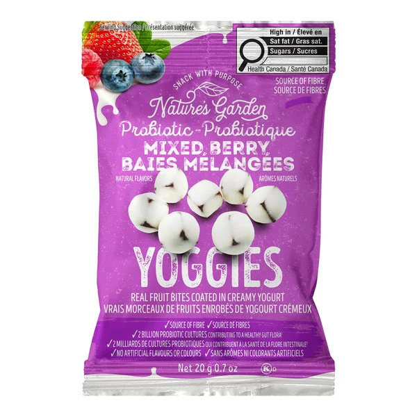 Yoggies Snack Packs - 120 x 20 g - Nature's Garden - Canadian Distribution - Ships Free Within Canada on Orders Above CAD $199 - Image 3