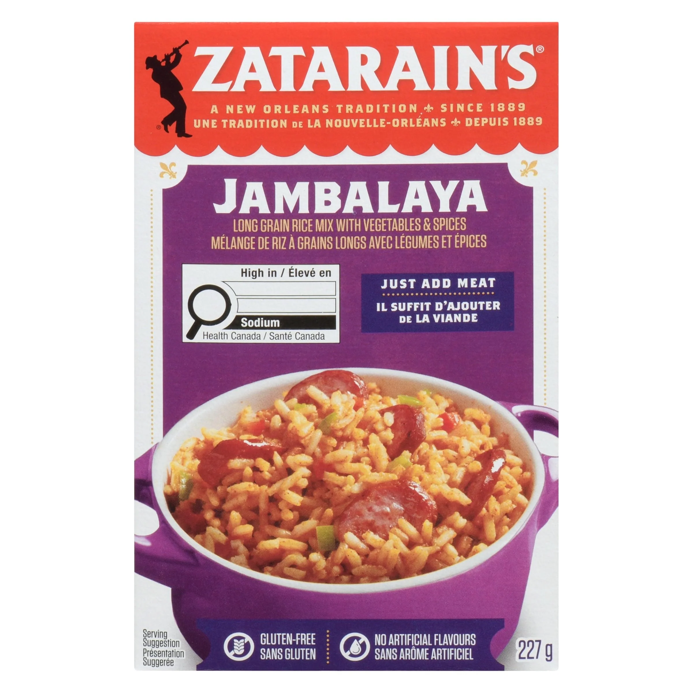 Zatarain's Jambalaya Mix, 227g (Pack of 8) – Authentic New Orleans Recipe - Canadian Distribution - Ships Free Within Canada on Orders Above CAD $199 - Image 3