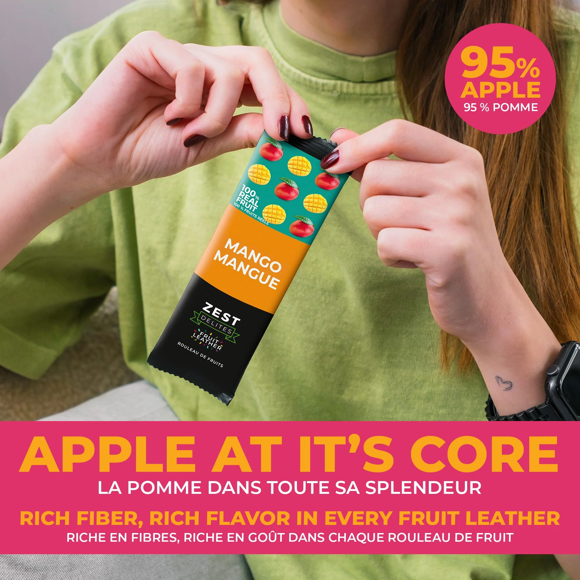 Zest Delites – Fruit Leather Lavashak – Mixed Fruit – 36 × 25g – Gluten-Free - Canadian Distribution - Ships Free Within Canada on Orders Above CAD $199 - Image 4